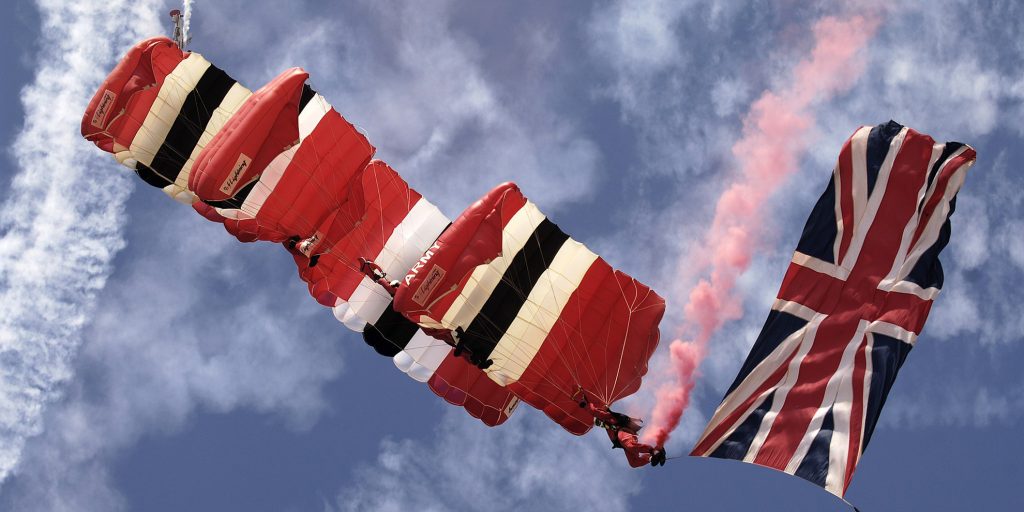 british-army-red-devil-parachute-brigade-1 - Mickey Markoff the Executive Producer of the Air and Sea Show
