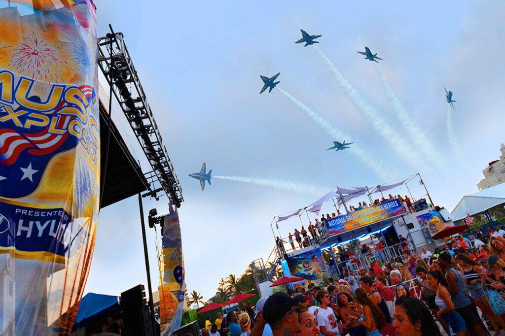 1_Music-Stage - Mickey Markoff the Executive Producer of the Air and Sea Show