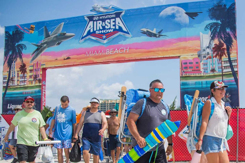 NEW Entrance - Mickey Markoff the Executive Producer of the Air and Sea Show