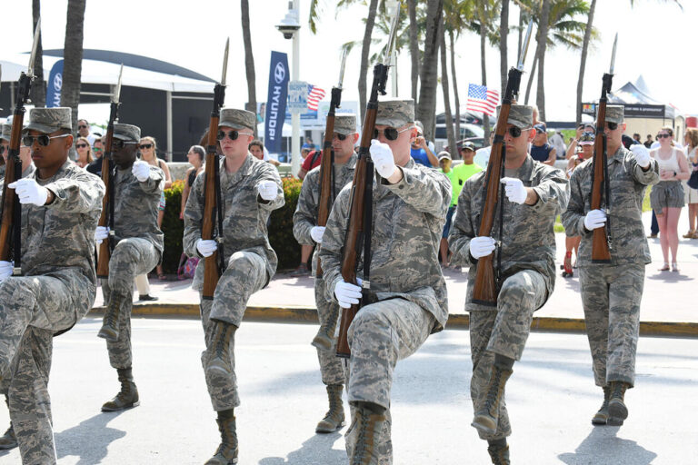 22 Drill Team ARMY - Mickey Markoff the Executive Producer of the Air and Sea Show